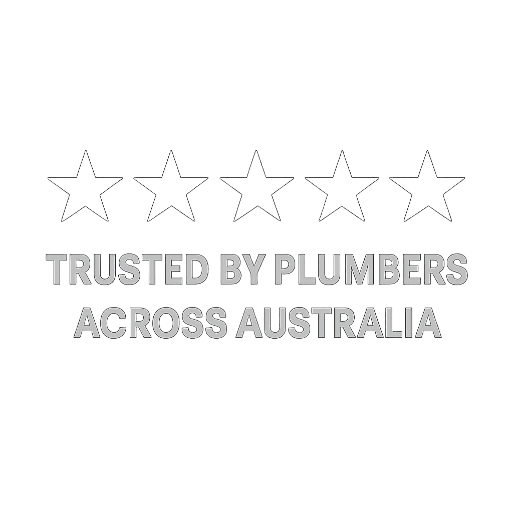 Trusted by plumbers across Australia badge – plumbing SEO experts PlumbRocket